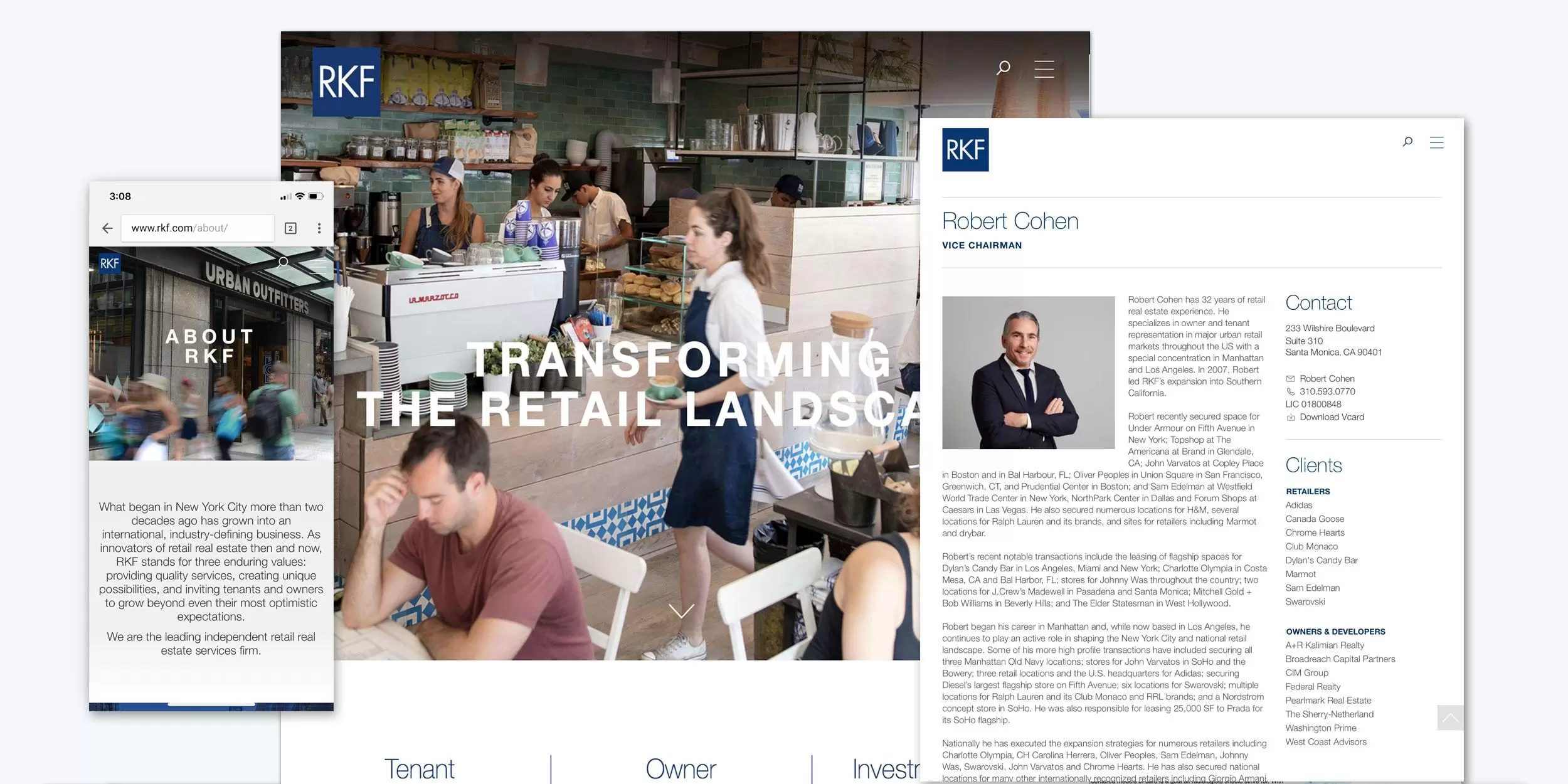 Magazine layout showing multiple sections with articles, photos, and text columns.
