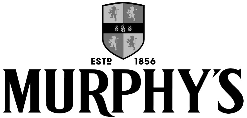 Logo of Murphy's established in 1856, featuring a shield crest above the name.