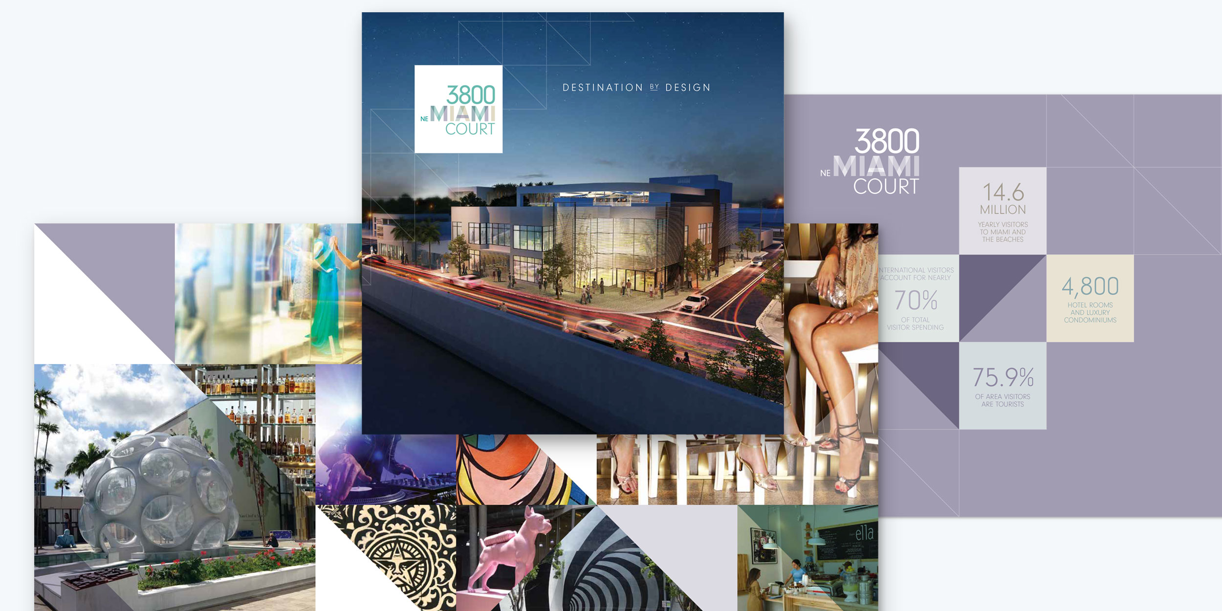 Collage of architectural elements including buildings, interiors, and design details.