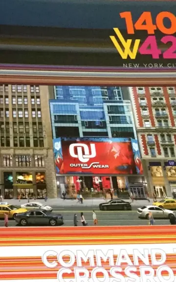 Pink book cover with Las Vegas city scene showing Wynn hotel and digital billboard in background