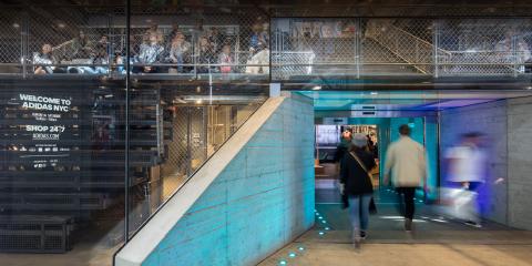 Photo of the entrance to Adidas NYC